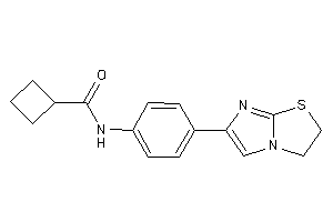 N-[4-(2,3-dihydroimidazo[2,1-b]thiazol-6-yl)phenyl]cyclobutanecarboxamide