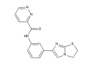 N-[3-(2,3-dihydroimidazo[2,1-b]thiazol-6-yl)phenyl]pyridazine-3-carboxamide