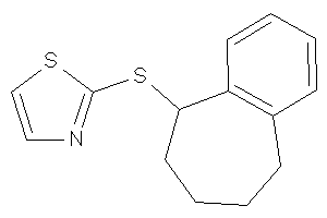 2-(6,7,8,9-tetrahydro-5H-benzocyclohepten-9-ylthio)thiazole