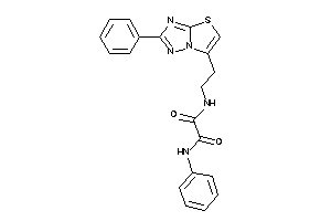 N'-phenyl-N-[2-(2-phenylthiazolo[2,3-e][1,2,4]triazol-6-yl)ethyl]oxamide