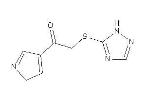 1-(2H-pyrrol-4-yl)-2-(1H-1,2,4-triazol-5-ylthio)ethanone