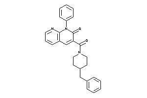 3-(4-benzylpiperidine-1-carbonyl)-1-phenyl-1,8-naphthyridin-2-one