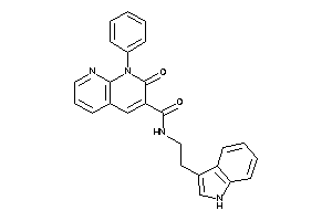 Image of N-[2-(1H-indol-3-yl)ethyl]-2-keto-1-phenyl-1,8-naphthyridine-3-carboxamide