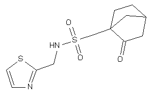 1-(2-ketonorbornan-1-yl)-N-(thiazol-2-ylmethyl)methanesulfonamide