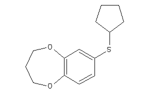 7-(cyclopentylthio)-3,4-dihydro-2H-1,5-benzodioxepine