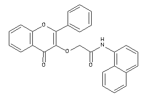 Image of 2-(4-keto-2-phenyl-chromen-3-yl)oxy-N-(1-naphthyl)acetamide