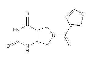 Image of 6-(3-furoyl)-4a,5,7,7a-tetrahydro-1H-pyrrolo[3,4-d]pyrimidine-2,4-quinone