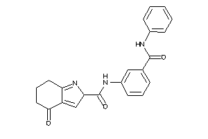 Image of 4-keto-N-[3-(phenylcarbamoyl)phenyl]-2,5,6,7-tetrahydroindole-2-carboxamide