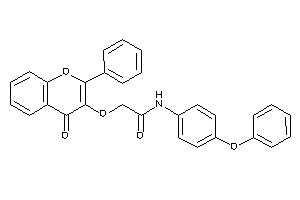 2-(4-keto-2-phenyl-chromen-3-yl)oxy-N-(4-phenoxyphenyl)acetamide