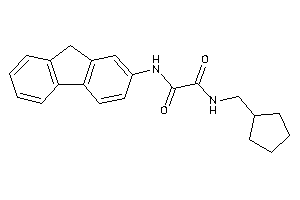 Image of N-(cyclopentylmethyl)-N'-(9H-fluoren-2-yl)oxamide