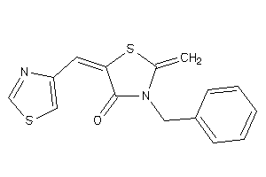 Image of 3-benzyl-2-methylene-5-(thiazol-4-ylmethylene)thiazolidin-4-one