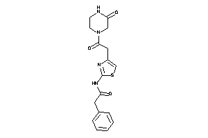 N-[4-[2-keto-2-(3-ketopiperazino)ethyl]thiazol-2-yl]-2-phenyl-acetamide