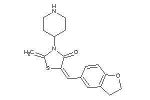 5-(coumaran-5-ylmethylene)-2-methylene-3-(4-piperidyl)thiazolidin-4-one
