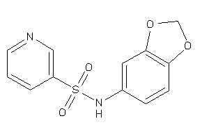 N-(1,3-benzodioxol-5-yl)pyridine-3-sulfonamide