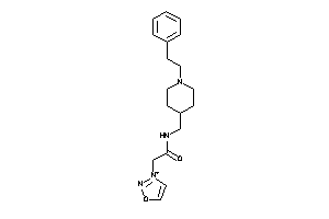 2-(oxadiazol-3-ium-3-yl)-N-[(1-phenethyl-4-piperidyl)methyl]acetamide