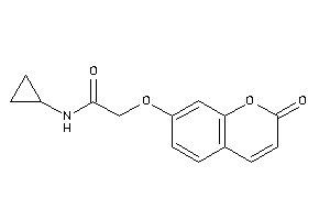 Image of N-cyclopropyl-2-(2-ketochromen-7-yl)oxy-acetamide