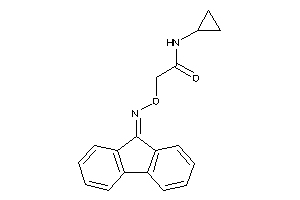 N-cyclopropyl-2-(fluoren-9-ylideneamino)oxy-acetamide