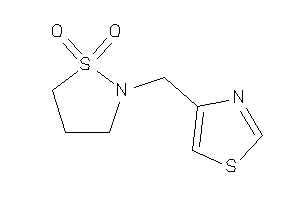 2-(thiazol-4-ylmethyl)-1,2-thiazolidine 1,1-dioxide