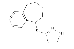 3-(6,7,8,9-tetrahydro-5H-benzocyclohepten-9-ylthio)-1H-1,2,4-triazole