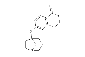 Image of 6-(1-azabicyclo[3.2.1]octan-5-yloxy)tetralin-1-one