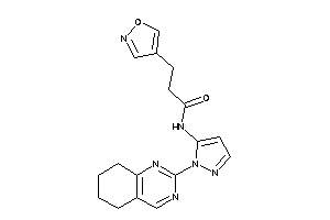 3-isoxazol-4-yl-N-[2-(5,6,7,8-tetrahydroquinazolin-2-yl)pyrazol-3-yl]propionamide