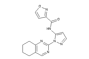 Image of N-[2-(5,6,7,8-tetrahydroquinazolin-2-yl)pyrazol-3-yl]isoxazole-3-carboxamide
