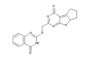 [(4-keto-3H-quinazolin-2-yl)thio]methylBLAHone