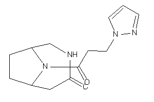 9-(3-pyrazol-1-ylpropanoyl)-4,9-diazabicyclo[4.2.1]nonan-3-one