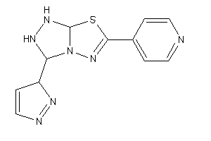 3-(3H-pyrazol-3-yl)-6-(4-pyridyl)-1,2,3,7a-tetrahydro-[1,2,4]triazolo[3,4-b][1,3,4]thiadiazole