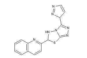 3-(3H-pyrazol-3-yl)-6-(2-quinolyl)-5,6-dihydro-[1,2,4]triazolo[3,4-b][1,3,4]thiadiazole