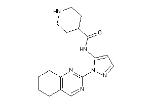 N-[2-(5,6,7,8-tetrahydroquinazolin-2-yl)pyrazol-3-yl]isonipecotamide