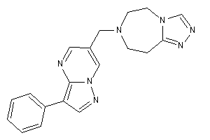 7-[(3-phenylpyrazolo[1,5-a]pyrimidin-6-yl)methyl]-5,6,8,9-tetrahydro-[1,2,4]triazolo[3,4-g][1,4]diazepine