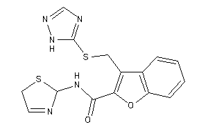 N-(3-thiazolin-2-yl)-3-[(1H-1,2,4-triazol-5-ylthio)methyl]coumarilamide