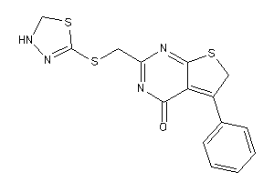 Image of 2-[(2,3-dihydro-1,3,4-thiadiazol-5-ylthio)methyl]-5-phenyl-6H-thieno[2,3-d]pyrimidin-4-one