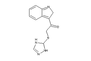 2-(4,5-dihydro-1H-1,2,4-triazol-5-ylthio)-1-(2H-indol-3-yl)ethanone