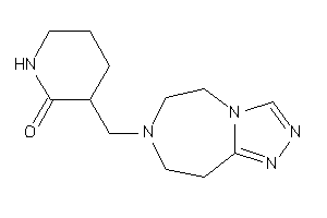 Image of 3-(5,6,8,9-tetrahydro-[1,2,4]triazolo[3,4-g][1,4]diazepin-7-ylmethyl)-2-piperidone