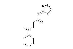 4-keto-4-piperidino-N-(2H-1,3,4-thiadiazol-5-ylidene)butyramide