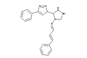 Cinnamylidene-[3-(5-phenyl-3H-pyrazol-3-yl)-1,2,4-triazolidin-4-yl]amine