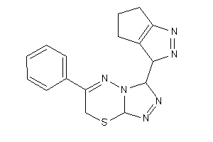 6-phenyl-3-(3,4,5,6-tetrahydrocyclopenta[c]pyrazol-3-yl)-7,8a-dihydro-3H-[1,2,4]triazolo[3,4-b][1,3,4]thiadiazine