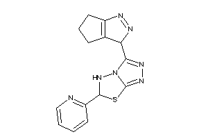 6-(2-pyridyl)-3-(3,4,5,6-tetrahydrocyclopenta[c]pyrazol-3-yl)-5,6-dihydro-[1,2,4]triazolo[3,4-b][1,3,4]thiadiazole