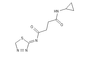 Image of N-cyclopropyl-N'-(2H-1,3,4-thiadiazol-5-ylidene)succinamide