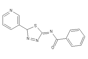 N-[2-(3-pyridyl)-2H-1,3,4-thiadiazol-5-ylidene]benzamide