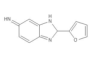 [2-(2-furyl)-2,3-dihydrobenzimidazol-5-ylidene]amine