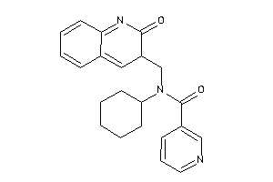N-cyclohexyl-N-[(2-keto-3H-quinolin-3-yl)methyl]nicotinamide