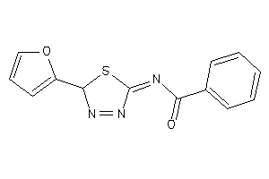 Image of N-[2-(2-furyl)-2H-1,3,4-thiadiazol-5-ylidene]benzamide