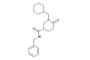 N-benzyl-1-(cyclohexylmethyl)-6-keto-nipecotamide