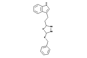 2-(benzylthio)-5-[2-(1H-indol-3-yl)ethyl]-1,3,4-oxadiazolidine