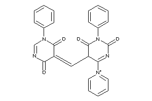 5-[(4,6-diketo-1-phenyl-pyrimidin-5-ylidene)methyl]-3-phenyl-6-pyridin-1-ium-1-yl-5H-pyrimidine-2,4-quinone