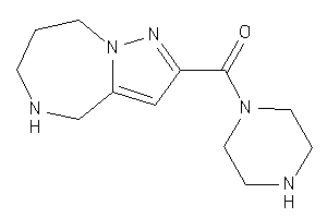 Image of Piperazino(5,6,7,8-tetrahydro-4H-pyrazolo[1,5-a][1,4]diazepin-2-yl)methanone
