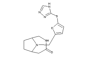 9-[[5-(4H-1,2,4-triazol-3-ylthio)-2-furyl]methyl]-4,9-diazabicyclo[4.2.1]nonan-3-one